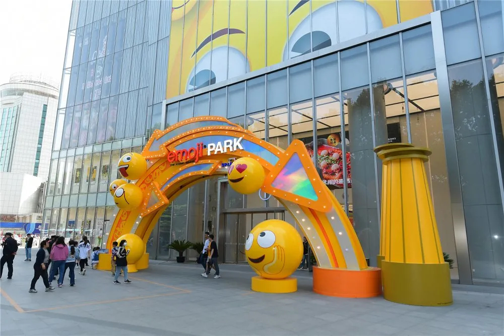最潮IP emoji重磅打造emoji park活动策划，速来观摩打卡 美陈网站 美陈前沿 