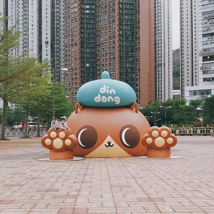 海滨公园长廊「维港癫当开心村」展示活动策划的「癫当」太好玩了 美陈网站 美陈前沿 