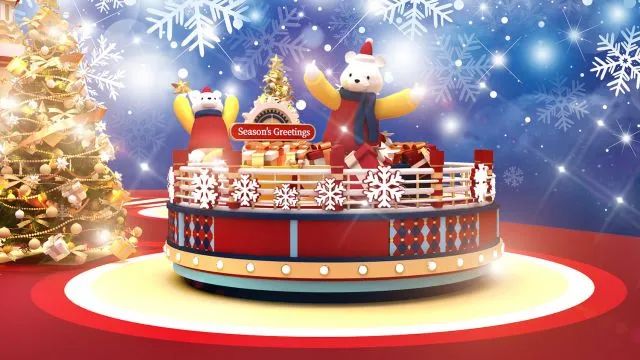 圣诞马戏「风」飘雪乐园主题活动策划保证你开心和惊喜都满分 美陈网站 美陈前沿 