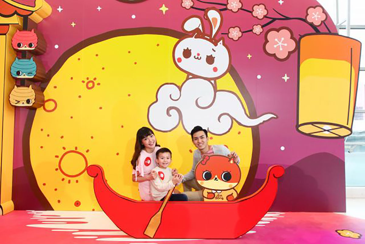 癫当和忙忙猫邀你来Din Dong中秋彩灯园快闪店活动玩转月球啦 美陈网站 美陈前沿 