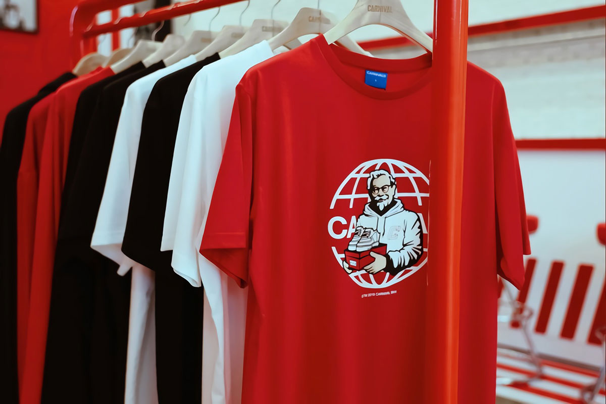 肯德基华丽丽的快闪店策划竟然是联手泰国的知名潮流店铺Carnival 美陈网站 美陈前沿 