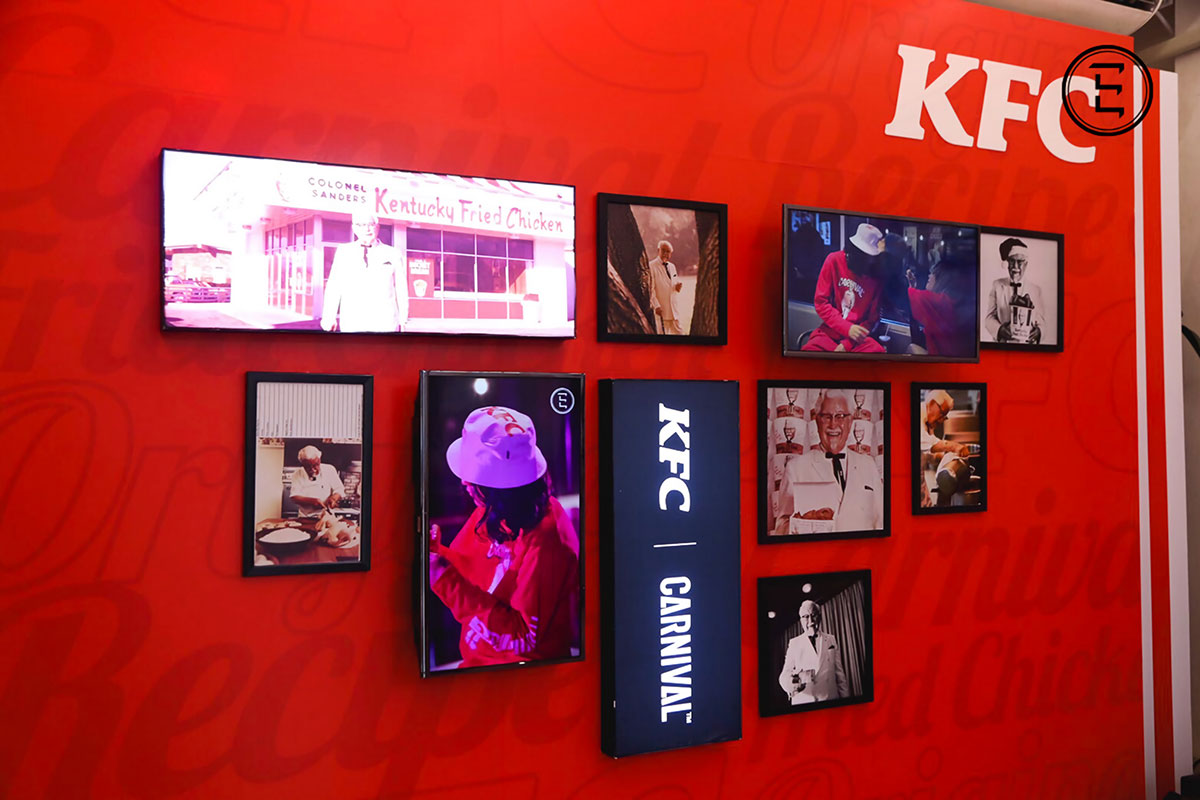 肯德基华丽丽的快闪店策划竟然是联手泰国的知名潮流店铺Carnival 美陈网站 美陈前沿 