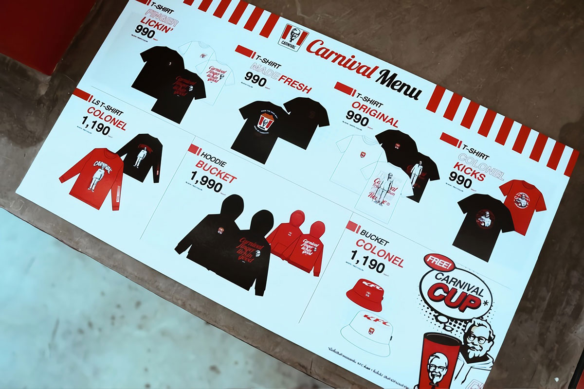 肯德基华丽丽的快闪店策划竟然是联手泰国的知名潮流店铺Carnival 美陈网站 美陈前沿 