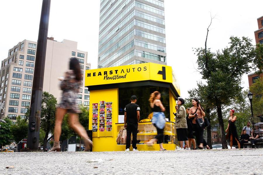 用一个单色就在纽约时装周期间横扫千军的快闪店，这也太狠了 美陈网站 美陈前沿 