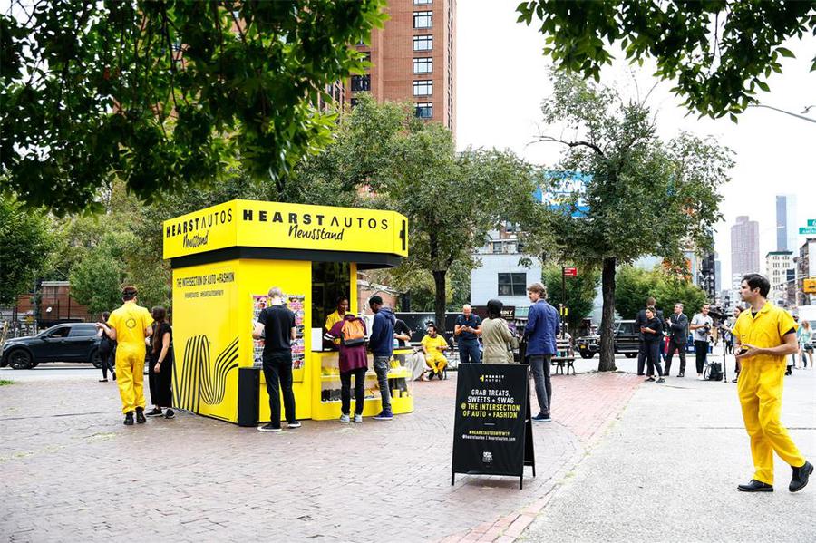 用一个单色就在纽约时装周期间横扫千军的快闪店，这也太狠了 美陈网站 美陈前沿 