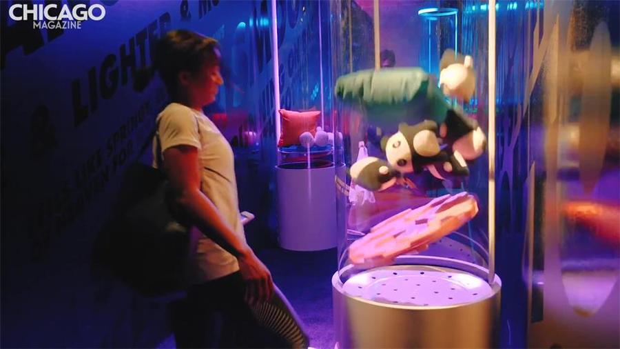 芝加哥快闪店活动策划了一个多彩的卡通仙境，在这里跑步可美了 美陈网站 美陈前沿 