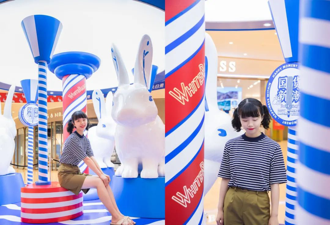 大白兔冷饮快闪店活动亮相成都，策划的五大IP装置满是儿时记忆 美陈网站 美陈前沿 