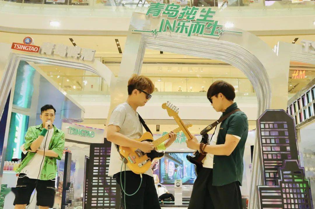 青岛纯生IN乐而生快闪店活动策划的IN乐盒子设计极具酷炫feel 美陈网站 美陈前沿 