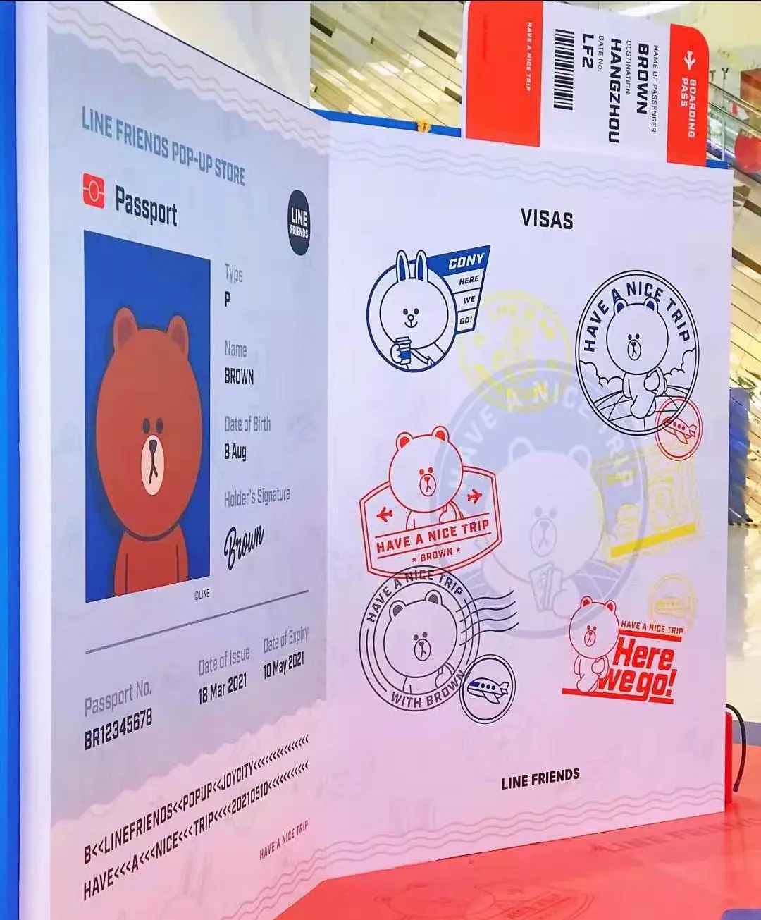 LINE FRIENDS快乐旅行快闪店活动策划精彩亮相，开启春日好时光 美陈网站 美陈前沿 