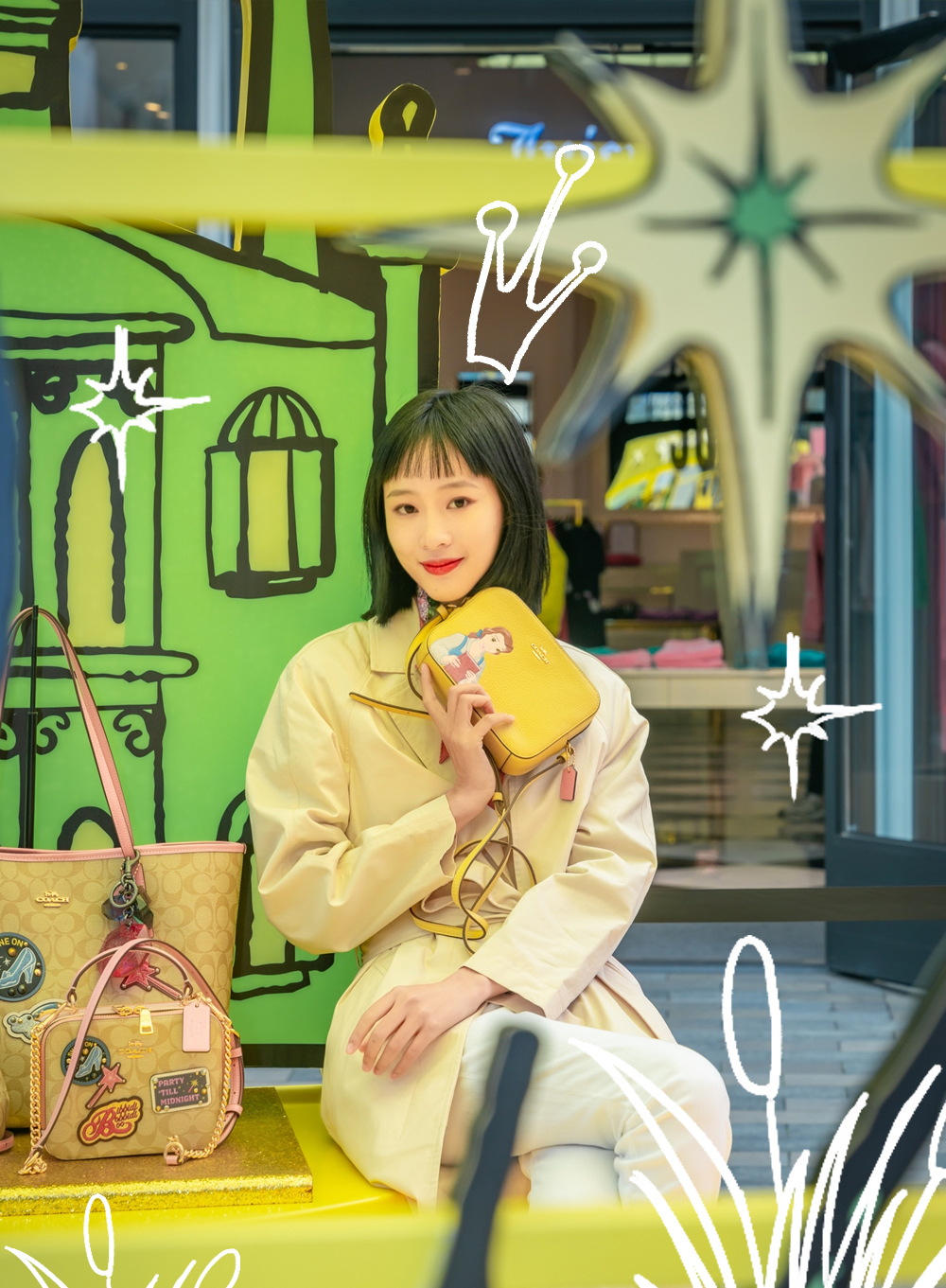COACH×迪士尼闪耀自我魅力快闪店活动策划为你圆一场公主梦 美陈网站 美陈前沿 