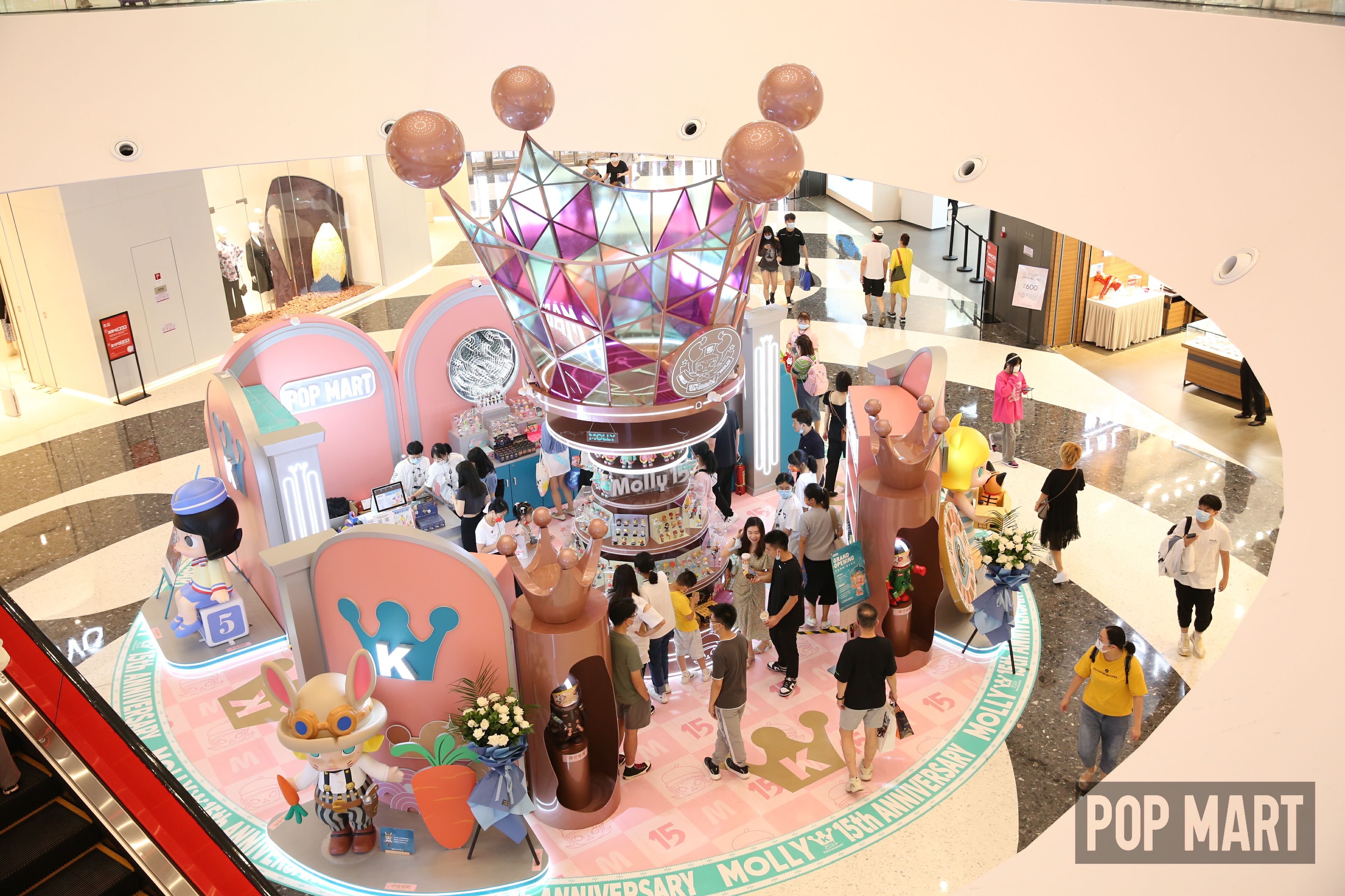 POP MART 十五周年美陈展——武汉江宸天街&青岛万象城|空间|展陈设计|辉联文化 - 原创作品  美陈网站 美陈前沿 