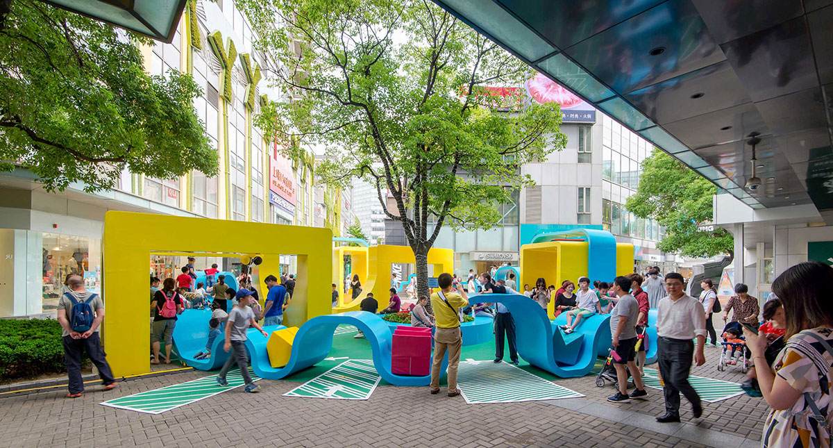 以互动为主导的美陈设计更能吸引游客驻留，同样也带动了周围的商圈 美陈网站 美陈前沿 