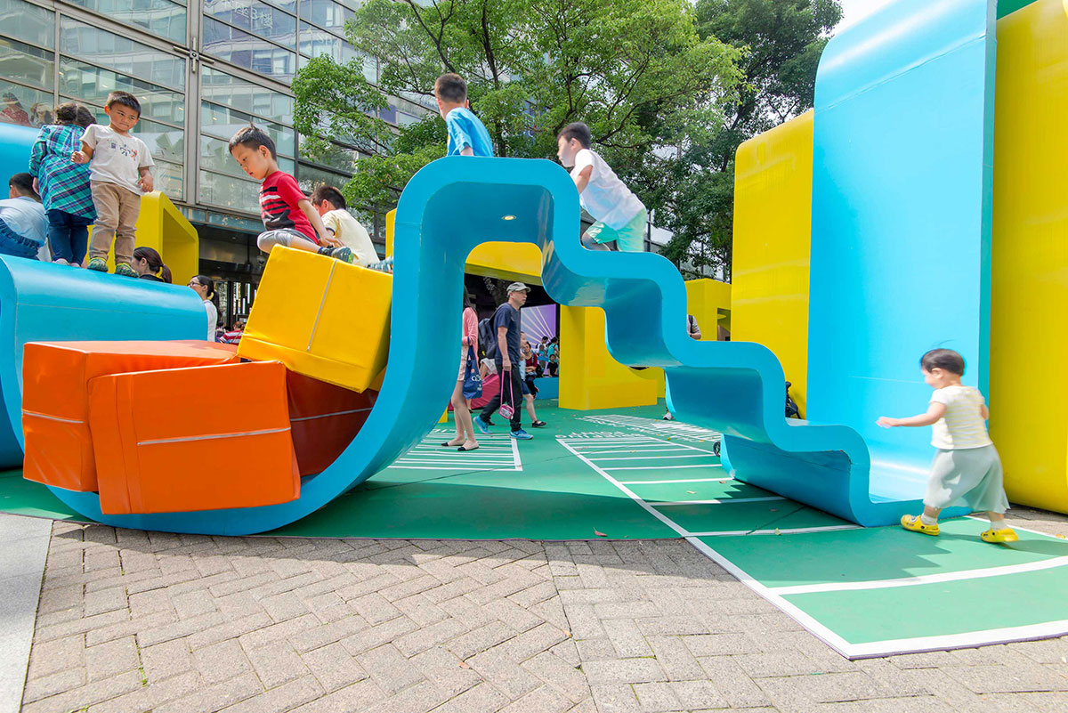 以互动为主导的美陈设计更能吸引游客驻留，同样也带动了周围的商圈 美陈网站 美陈前沿 