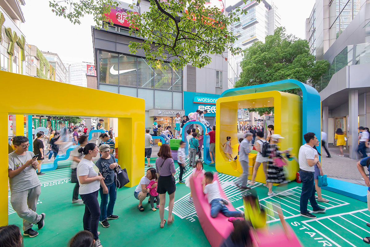 以互动为主导的美陈设计更能吸引游客驻留，同样也带动了周围的商圈 美陈网站 美陈前沿 