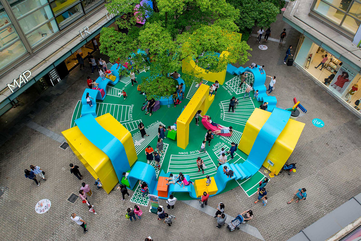 以互动为主导的美陈设计更能吸引游客驻留，同样也带动了周围的商圈 美陈网站 美陈前沿 