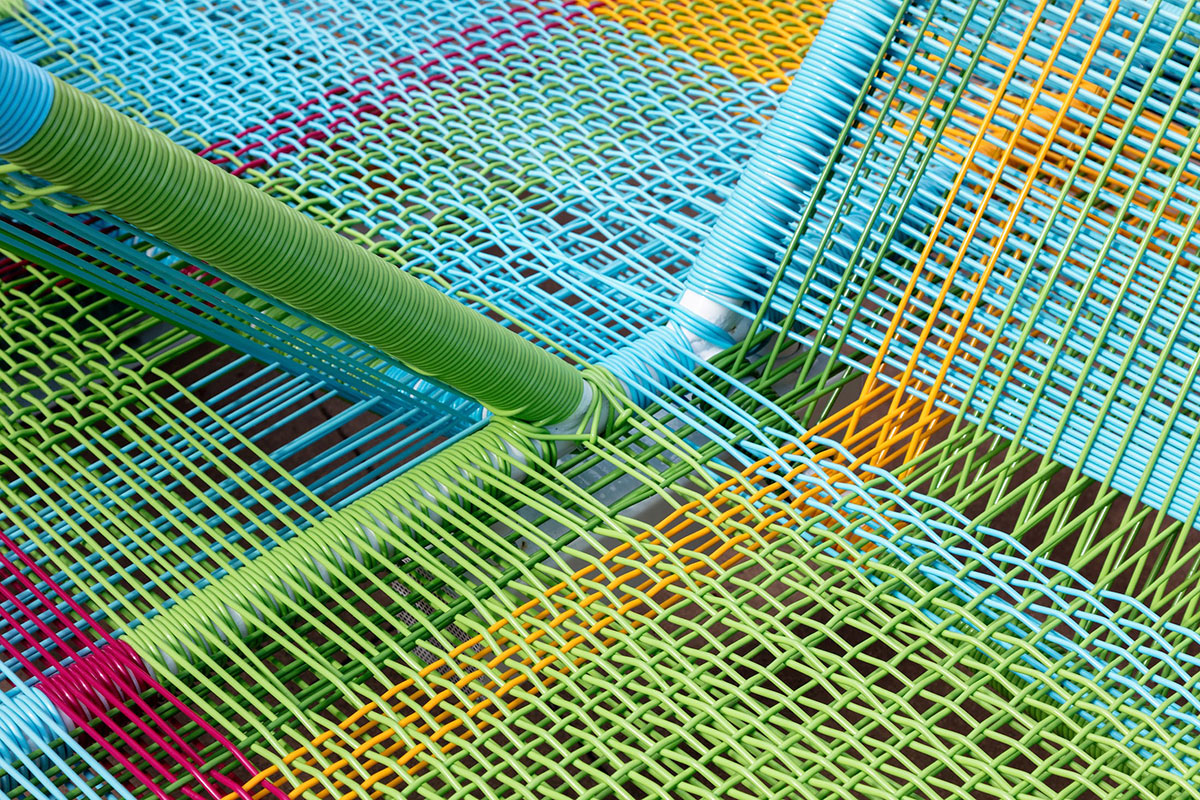 丹佛艺术博物馆对面的这个互动美陈设计，居然还能敲击出属于自己的个性化声音 美陈网站 美陈前沿 