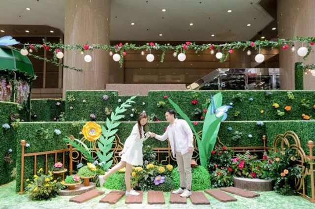 我的秘密花园展览活动神秘开展，更有专属花系颜色可以测试 美陈网站 美陈前沿 