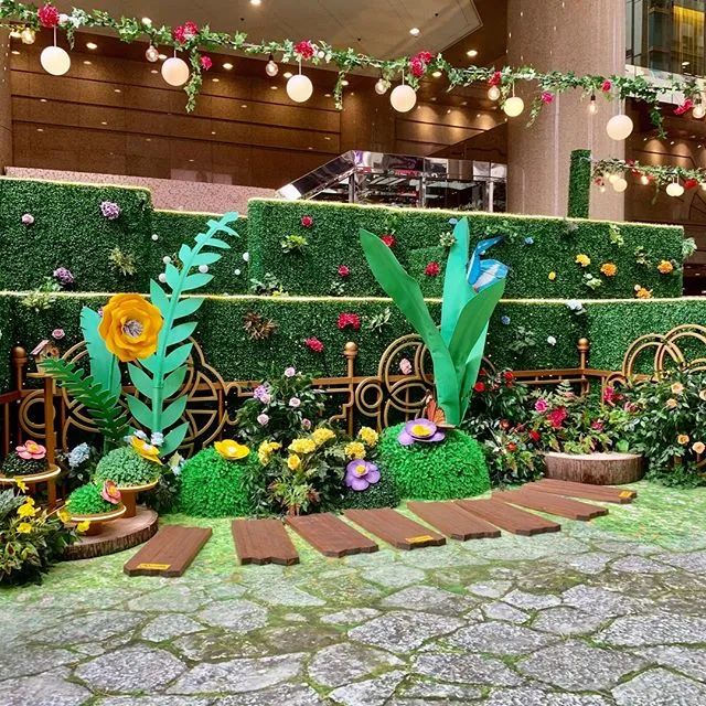 我的秘密花园展览活动神秘开展，更有专属花系颜色可以测试 美陈网站 美陈前沿 