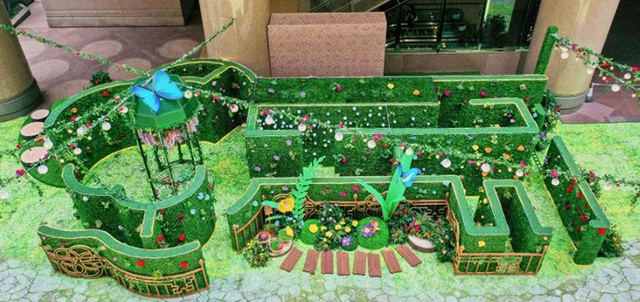 我的秘密花园展览活动神秘开展，更有专属花系颜色可以测试 美陈网站 美陈前沿 