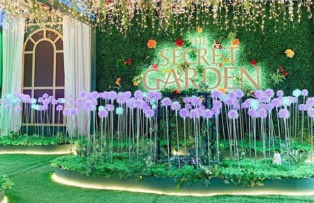 我的秘密花园展览活动神秘开展，更有专属花系颜色可以测试 美陈网站 美陈前沿 