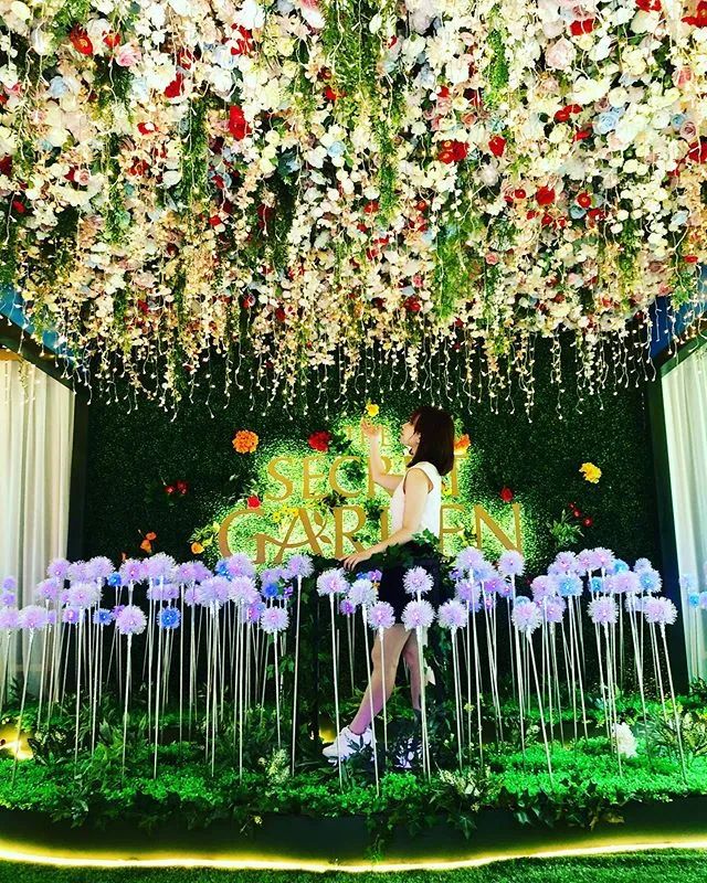 我的秘密花园展览活动神秘开展，更有专属花系颜色可以测试 美陈网站 美陈前沿 