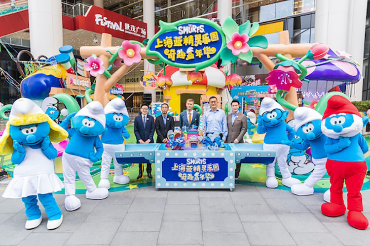 蓝精灵主题嘉年华活动开启游园互动活动，策划的6大打卡展区好吸睛 美陈网站 美陈前沿 