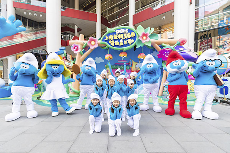 蓝精灵主题嘉年华活动开启游园互动活动，策划的6大打卡展区好吸睛 美陈网站 美陈前沿 