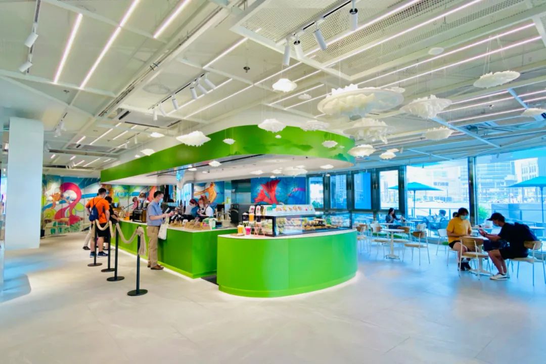 星巴克美人鱼艺术主题展览活动装置的茶云很萌萌哒 美陈网站 美陈前沿 