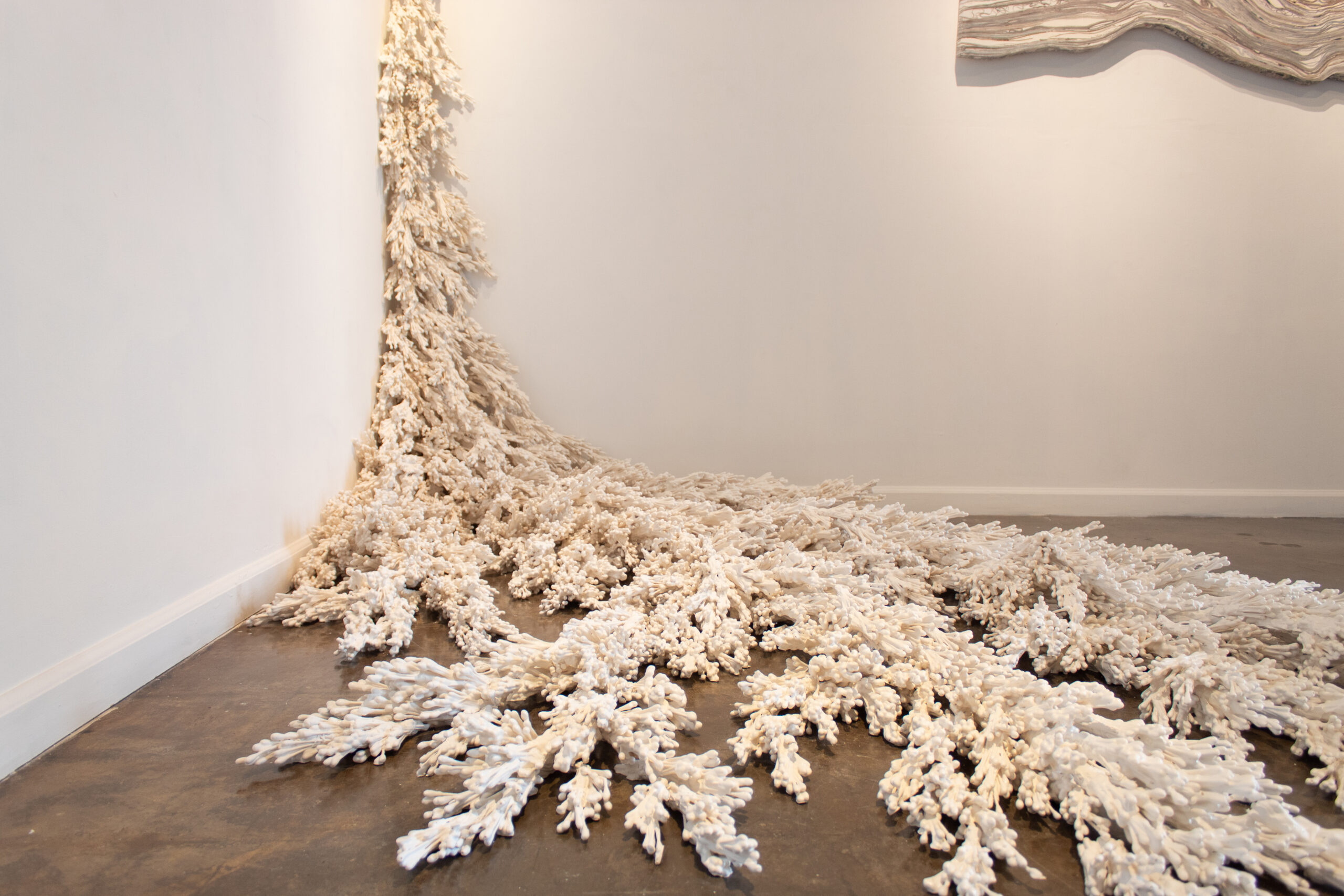 Textural Sculptures by Artist Jessica Drenk Use Junk Mail, Book Pages, and Q-Tips to Explore Materiality | 国外美陈 美陈网站 美陈前沿 