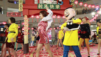 不得了，老夫子从漫画书里跳了出来玩转万菱汇！
