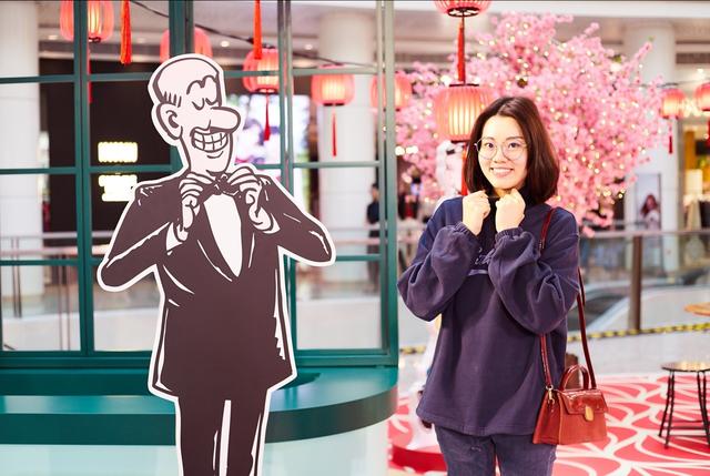 不得了，老夫子从漫画书里跳了出来玩转万菱汇！
