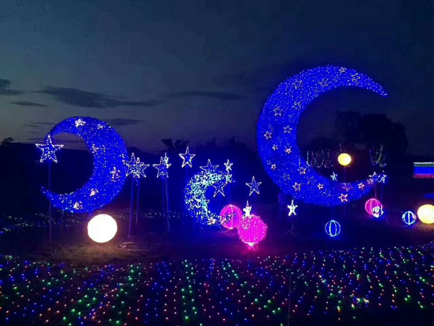  大型灯光展活动造型设计租赁灯光节设备全套出售