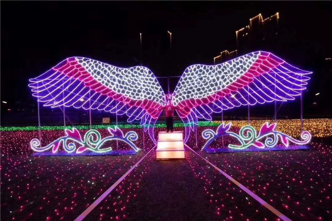 浪漫夜景璀璨大型灯光秀造型灯定制租赁出售 