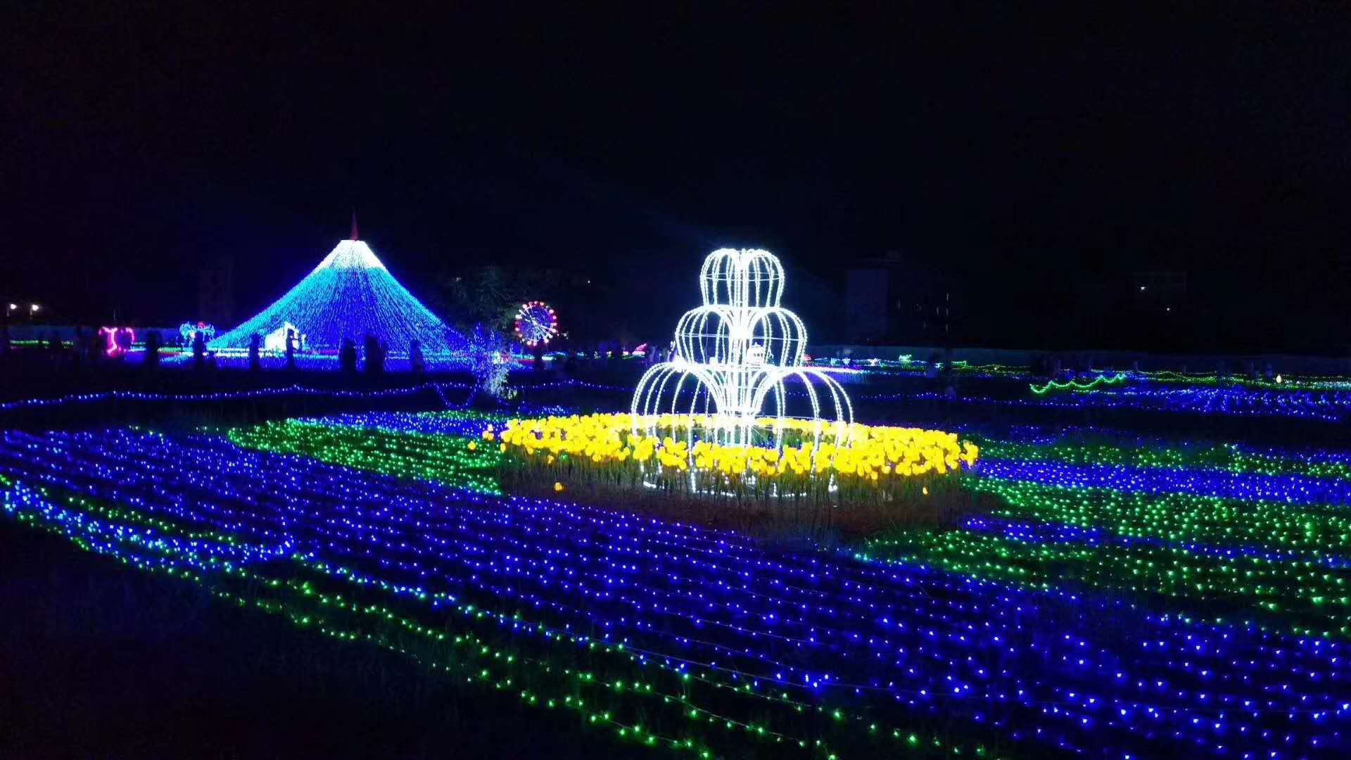浪漫夜景璀璨大型灯光秀造型灯定制租赁出售 