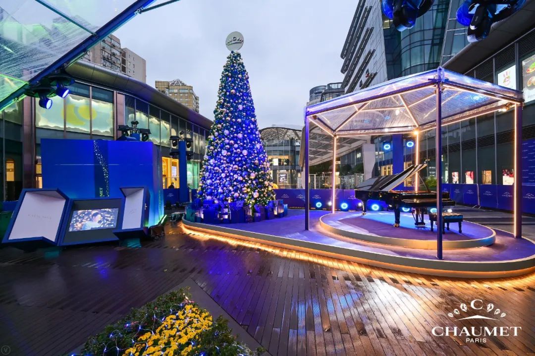 CHAUMET 上海ONE ITC 圣诞亮灯之夜