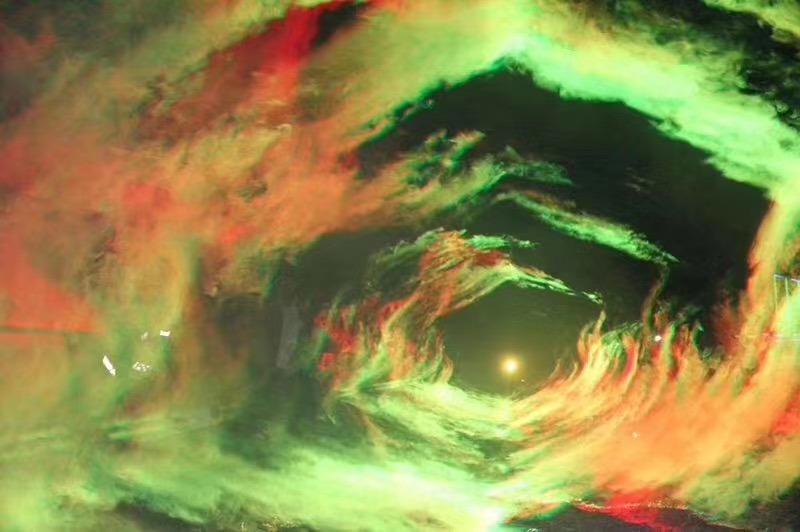 户外激光秀 30瓦全彩北极之光展示 激光秀最新推荐