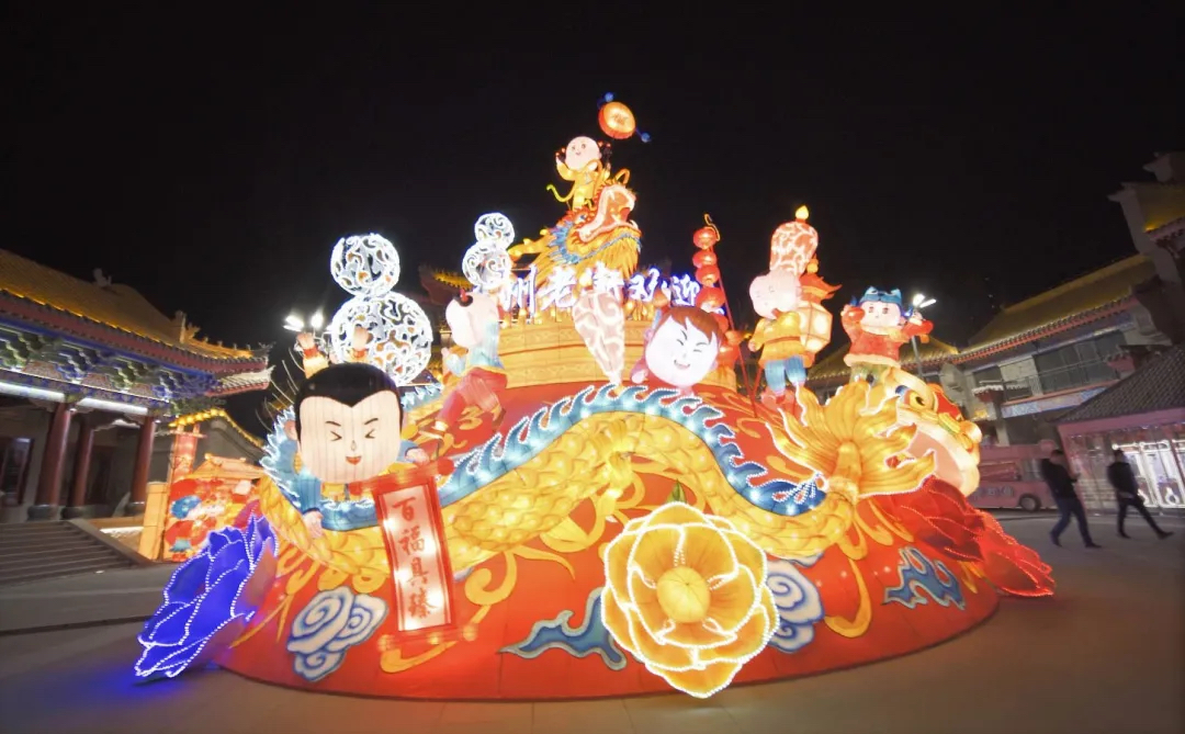 兰州老街新春灯展 寻回最佳年味