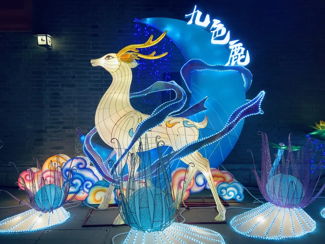 兰州老街新春灯展 寻回最佳年味