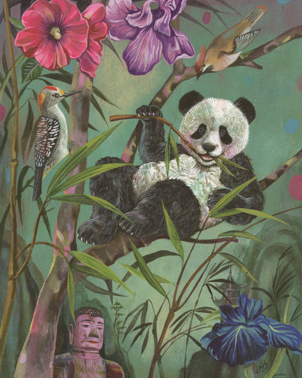 成都SM全球熊猫主题插画大赛邀请展