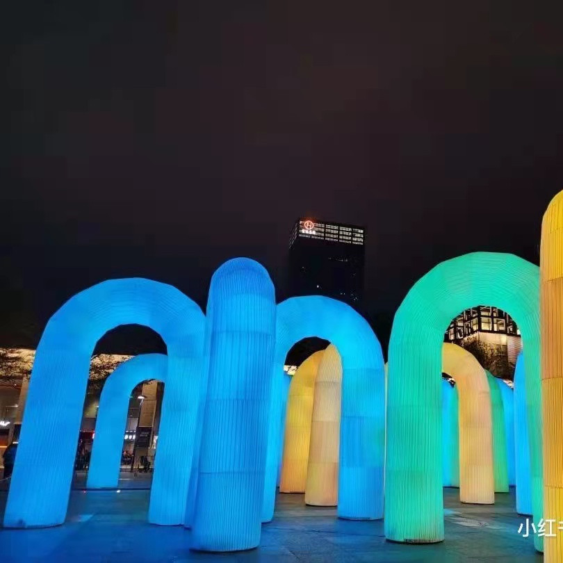 深圳灯光艺术节 天空城堡