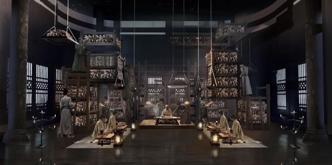 央视开年力作《典籍里的中国》舞美设计