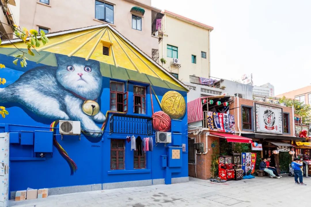 广州北京路“3D艺术涂鸦墙”