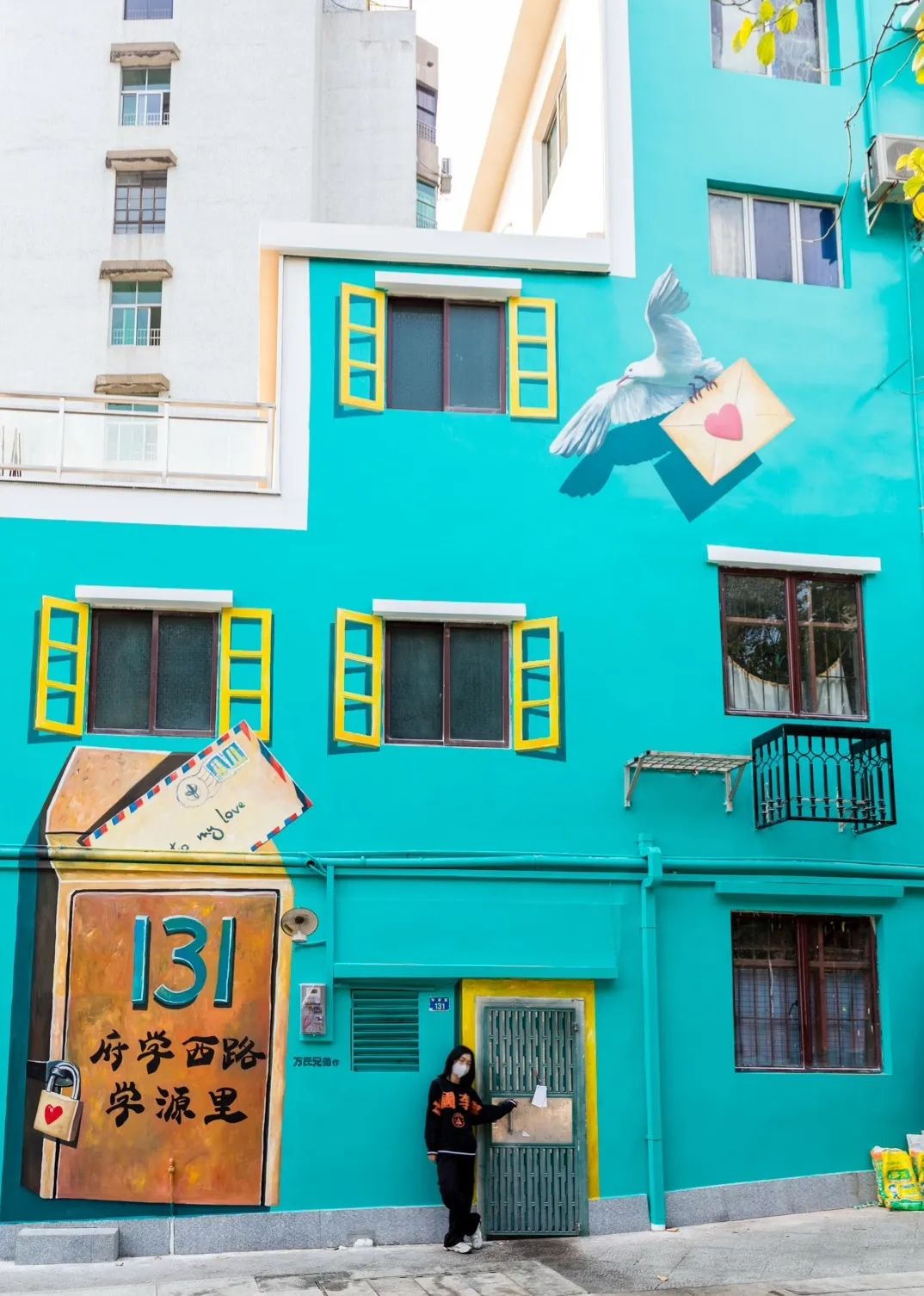 广州北京路“3D艺术涂鸦墙”