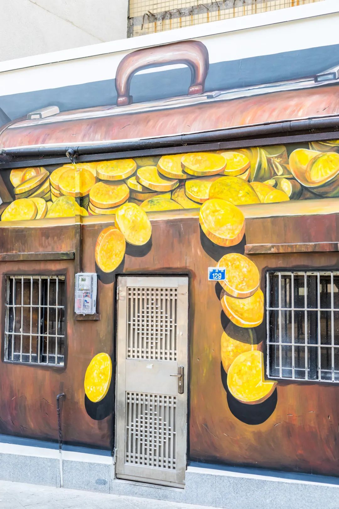 广州北京路“3D艺术涂鸦墙”