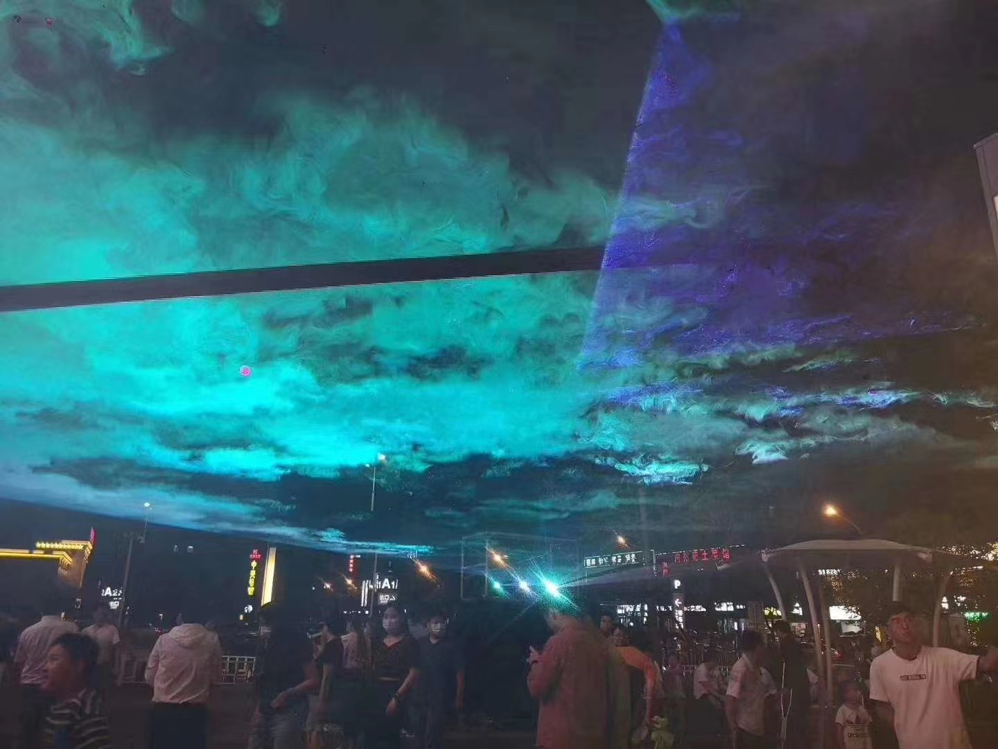 酷炫北极光网红打卡激光秀出租北极光设备租赁