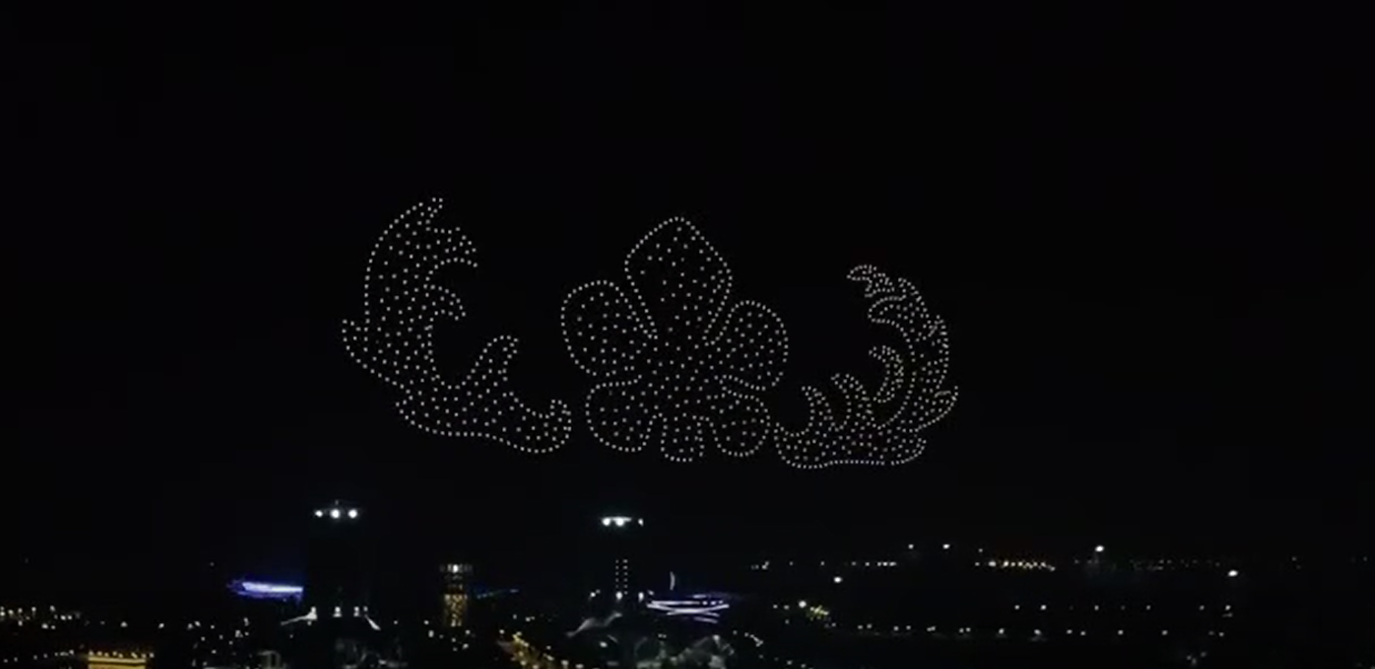 无人机编队表演秀