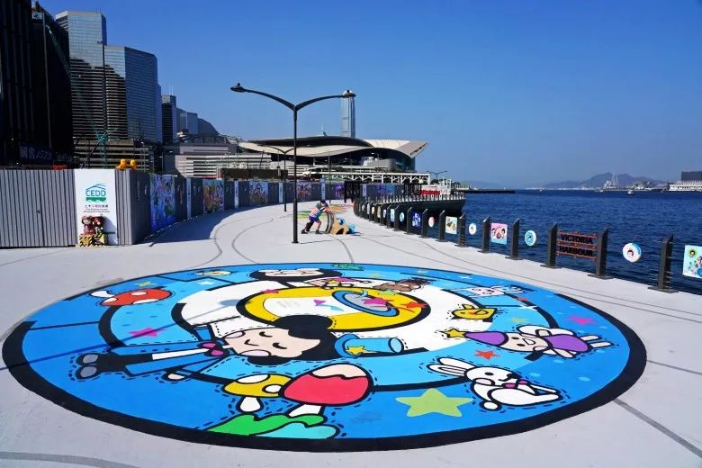 维多利亚港插画长廊