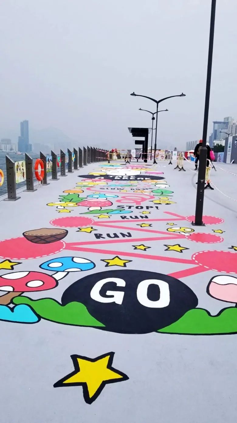 维多利亚港插画长廊