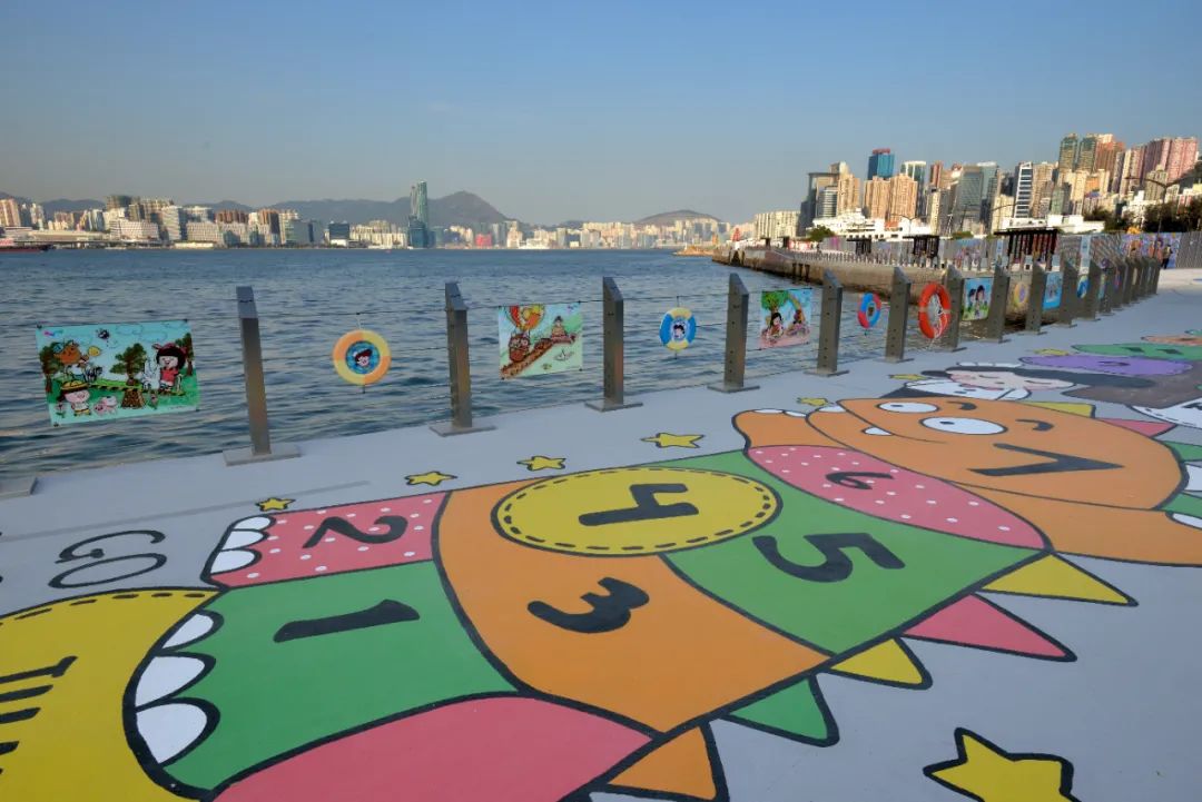 维多利亚港插画长廊