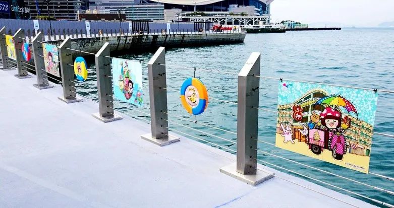 维多利亚港插画长廊